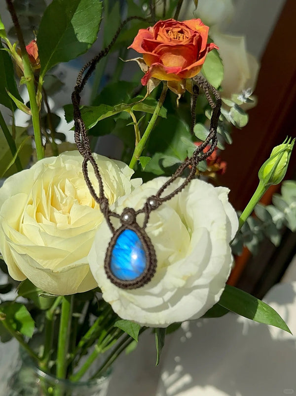 Healing Labradorite Crystal Necklace