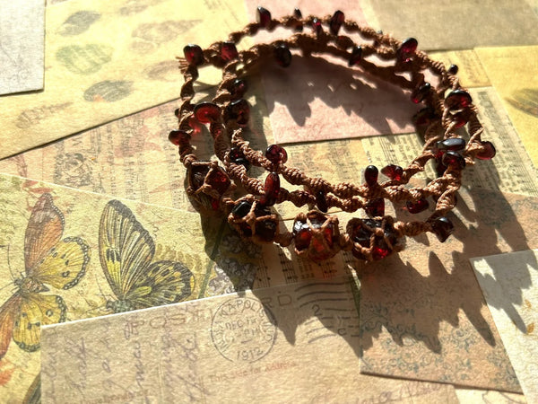 Witch secrets wax thread woven bracelet