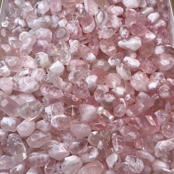 Collection level-Snowflake phantom crystal bead (pink stone)