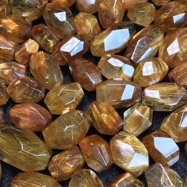 Collection level- Golden Rutilated Quartz crystals