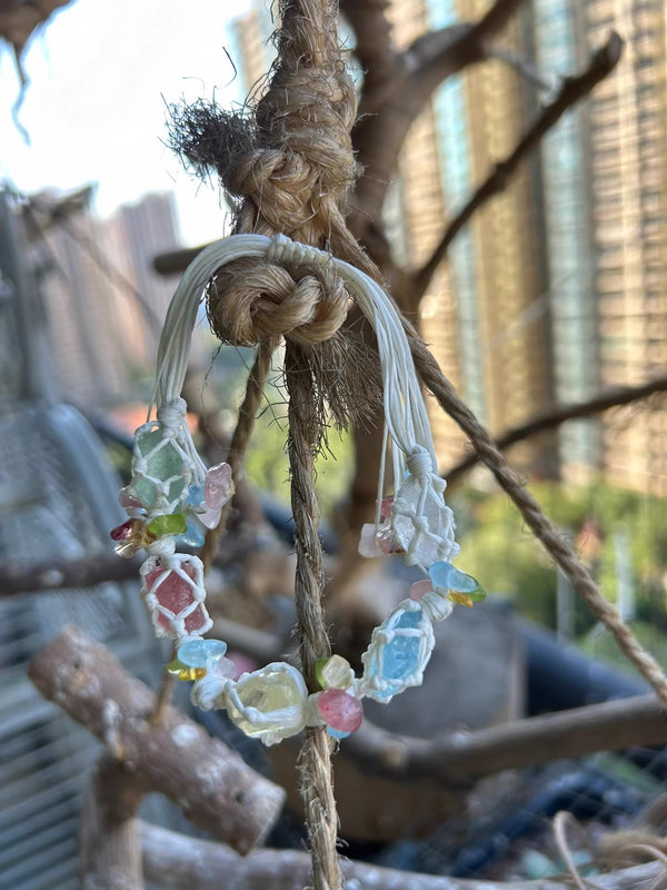 Charm stone bracelet